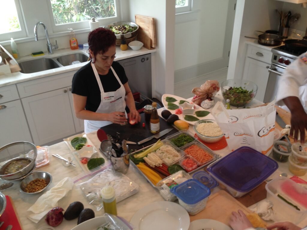 Healthier Choices At The Grocery Store Personal chef in the kitchen cooking up a storm